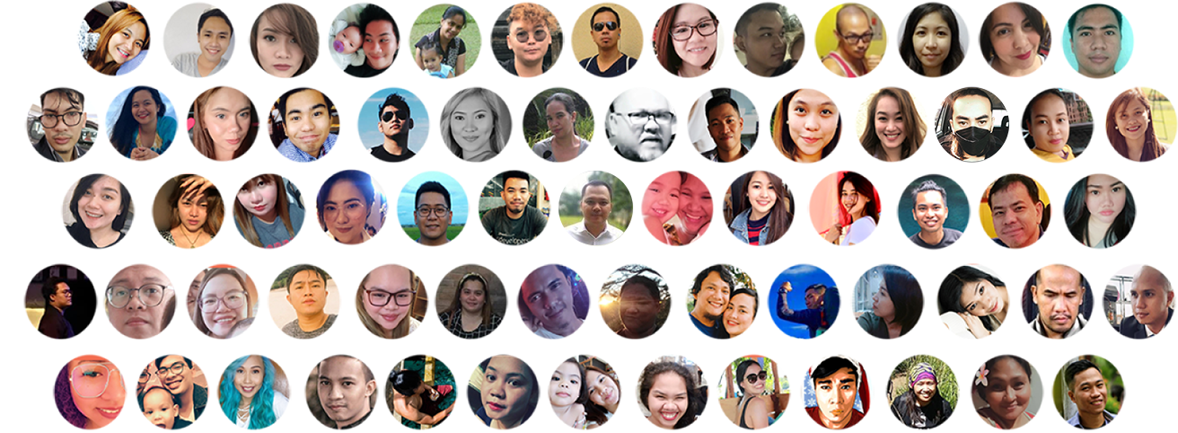 A few from our growing VA community - faces of Virtual Assistants
